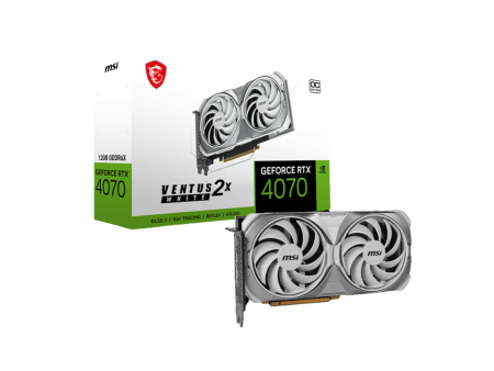 MSI RTX 4070 Ventus 2X WHITE 12GB OC Graphics Card 912-V513-403 For Cheap