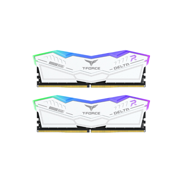 T-Force Delta RGB 32GB (2x16GB) White DDR5 5600MT s CL36 Desktop Memory FF4D532G5600HC36BDC01 For Cheap