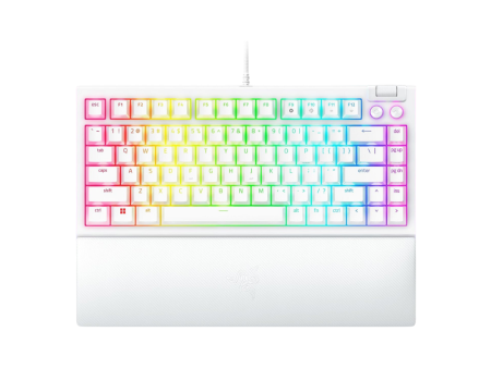 Razer Blackwidow V4 75% White Hot-Swappable Mechanical Gaming Keyboard (Tactile) RZ03-05001700-R3M1 Online Hot Sale