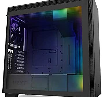 NZXT H710i Premium ATX Mid-Tower Case with Lighting and Fan Control CA-H710I-B1 Fashion