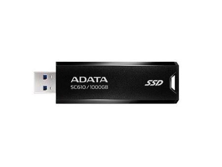 Adata SC610 USB3.2 Gen2 TYPE-A External SSD ( 1TB SC610-1000G-CBK RD - 2TB SC610-2000G-CBK RD ) Online Sale