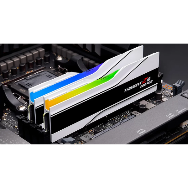 G.Skill Trident Z5 Neo RGB 32GB (2x16GB) DDR5 6000MT s CL30-36-36-96 1.35V RAM | Desktop Memory | White | Kit of 2 | F5-6000J3036F16GX2-TZ5NRW For Sale