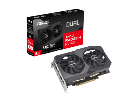 Asus RX 7600 Dual OC 8GB DUAL-RX7600-O8G-V2 Graphics Card Online Hot Sale