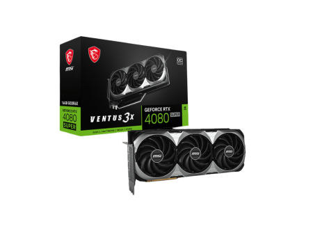 MSI RTX 4080 Super Ventus 3X 16GB OC Graphics Card 912-V511-233 Fashion