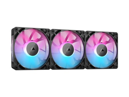 Corsair iCue Link RX120 RGB 120mm PWM Fan Triple Starter Kit Black CO-9051018-WW | White CO-9051022-WW Online Hot Sale