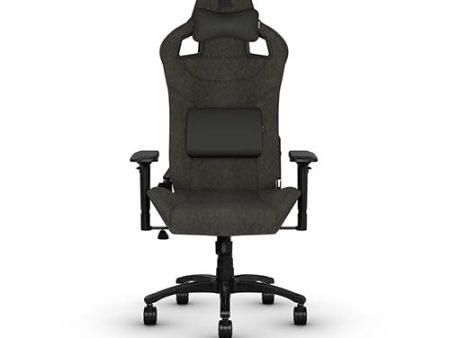 CORSAIR T3 RUSH (Charcoal   Grey Charcoal   Grey White) Gaming Chair For Sale