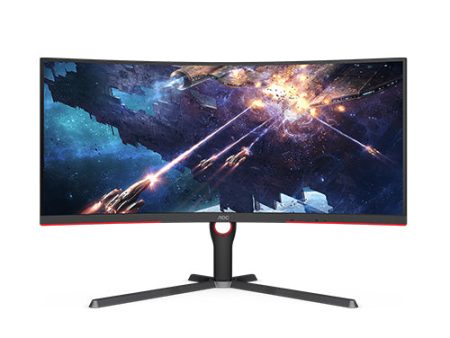 AOC CU34G3S 32  Curved VA 165Hz WQHD 3440x1440 1ms FreeSync Gaming Monitor Hdmi DP Vesa Hot on Sale