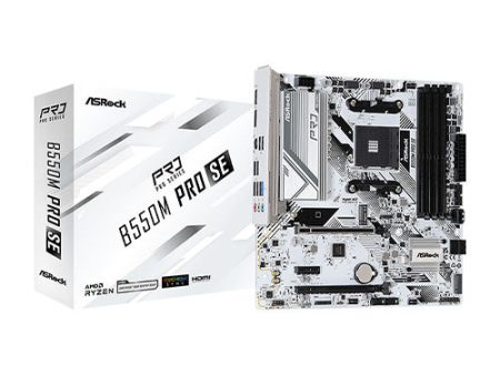 Asrock B550M Pro SE microATX AM4 DDR4 Motherboard For Cheap