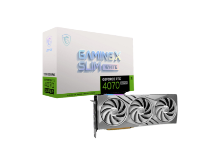 MSI RTX 4070 Super Gaming X Slim White 12G 912-V513-632 Discount