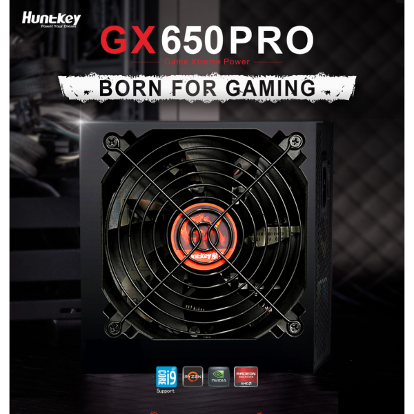 Huntkey GX650 PRO Bronze 650W 80+ Non-Modular Power Supply For Cheap