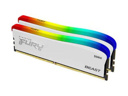 Kingston Fury Beast RGB 16GB (2X8GB) White DDR4 3600MT s KF436C17BWAK2 16 Desktop Memory Discount