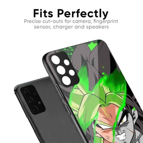 Anime Green Splash Glass Case for OPPO A77s Online Sale