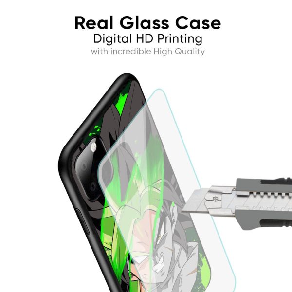 Anime Green Splash Glass Case for OnePlus Nord N20 SE Fashion