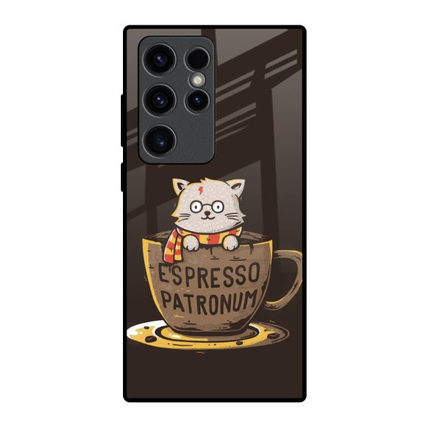 Tea With Kitty Glass Case For Samsung Galaxy S23 Ultra 5G Sale