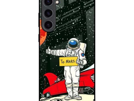 Astronaut on Mars Glass Case for Samsung Galaxy S23 Plus 5G Discount