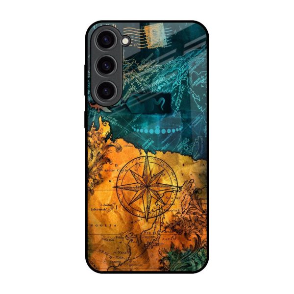 Architecture Map Glass Case for Samsung Galaxy S23 Plus 5G on Sale