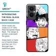 Anime Sketch Glass Case for Oppo F21s Pro 5G Fashion