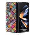 Multicolor Mandala Glass Case for Samsung Galaxy Z Fold5 5G Fashion