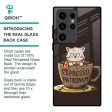 Tea With Kitty Glass Case For Samsung Galaxy S23 Ultra 5G Sale