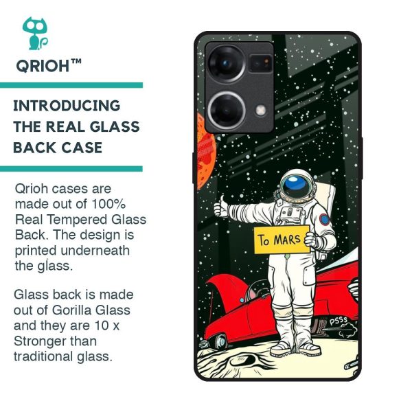 Astronaut on Mars Glass Case for Oppo F21s Pro Online Hot Sale