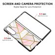 Geometrical Marble Glass Case for Samsung Galaxy Z Fold5 5G Hot on Sale