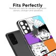 Anime Sketch Glass Case for Oppo F21s Pro 5G Fashion