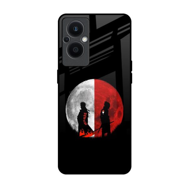 Anime Red Moon Glass Case for Oppo F21s Pro 5G Cheap