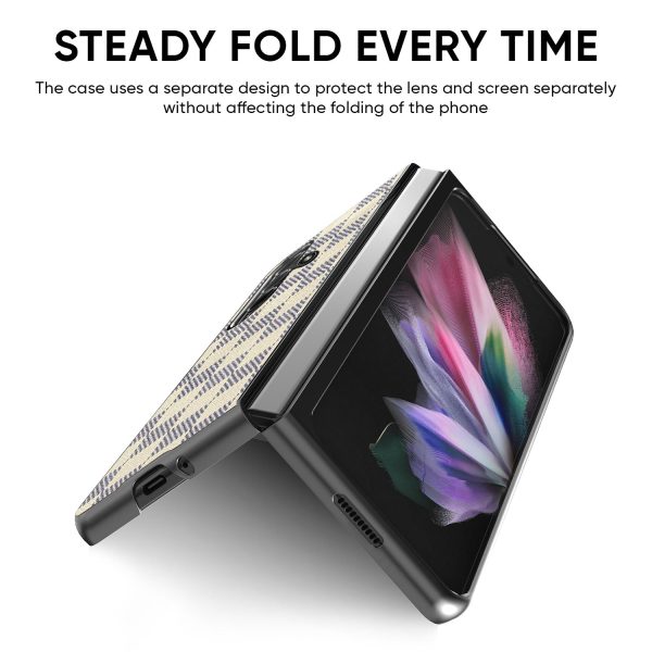 Blue Block Glass Case for Samsung Galaxy Z Fold5 5G Fashion