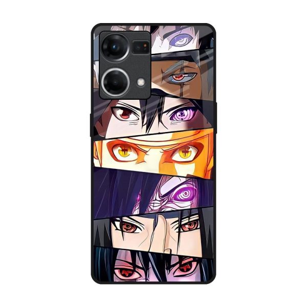 Anime Eyes Glass Case for Oppo F21s Pro Supply