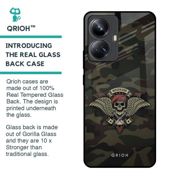 Army Warrior Glass Case for Realme 10 Pro Plus 5G For Sale