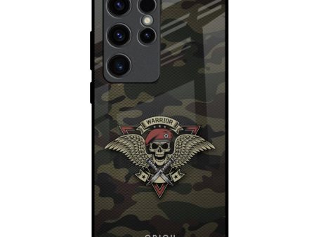 Army Warrior Glass Case for Samsung Galaxy S23 Ultra 5G on Sale