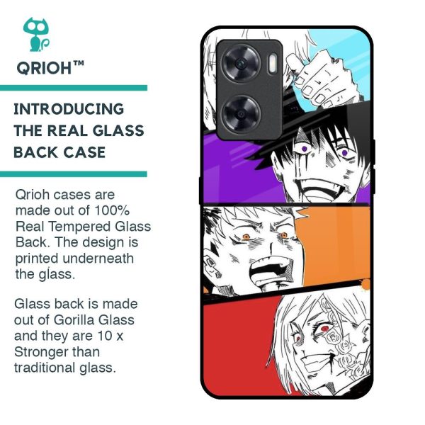 Anime Sketch Glass Case for OnePlus Nord N20 SE Sale