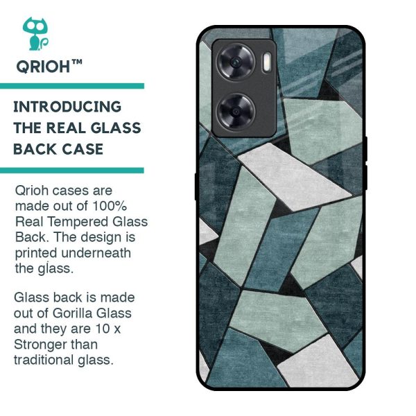 Abstact Tiles Glass Case for OnePlus Nord N20 SE Hot on Sale