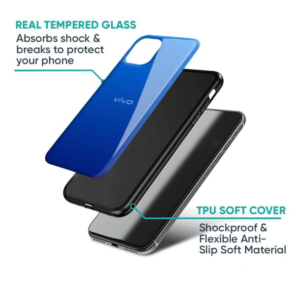 Egyptian Blue Glass Case for Vivo X90 Pro 5G Sale