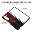 Shining Chevron Red Glass Case for Samsung Galaxy Z Fold5 5G Online Sale