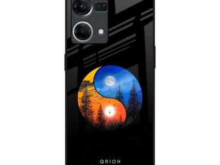 Yin Yang Balance Glass Case for Oppo F21s Pro Cheap