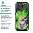 Anime Green Splash Glass Case for OPPO A77s Online Sale