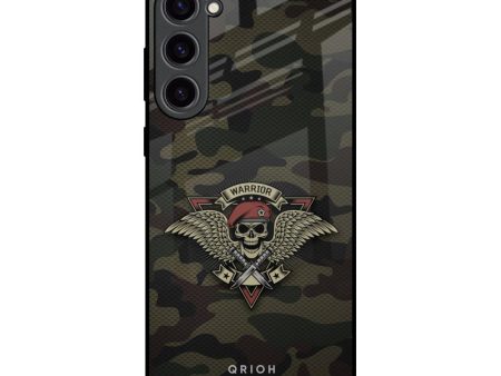 Army Warrior Glass Case for Samsung Galaxy S23 Plus 5G Fashion