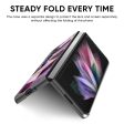 Purple Rhombus Marble Glass Case for Samsung Galaxy Z Fold5 5G Online