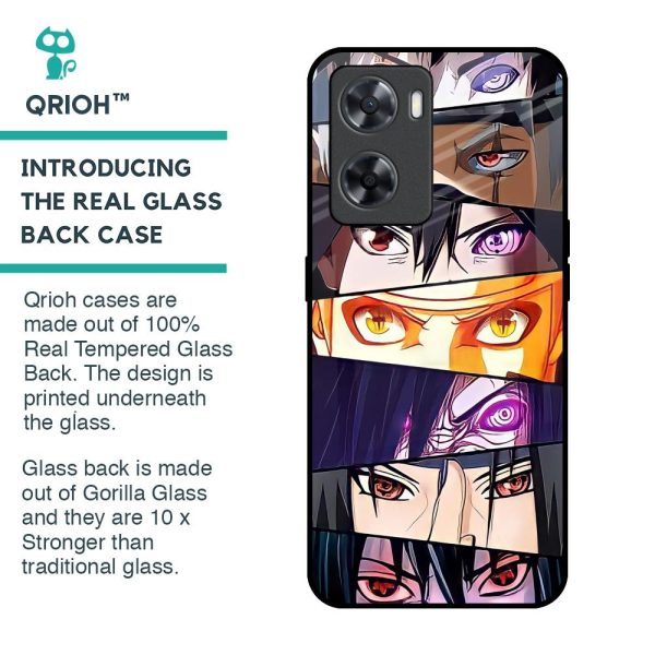 Anime Eyes Glass Case for OPPO A77s Online Hot Sale