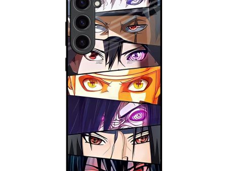 Anime Eyes Glass Case for Samsung Galaxy S23 Plus 5G For Discount