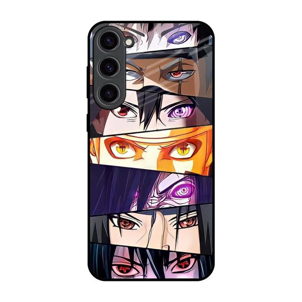 Anime Eyes Glass Case for Samsung Galaxy S23 Plus 5G For Discount