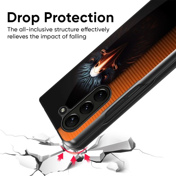 Angry Eagle Glass Case for Samsung Galaxy Z Fold5 5G Discount