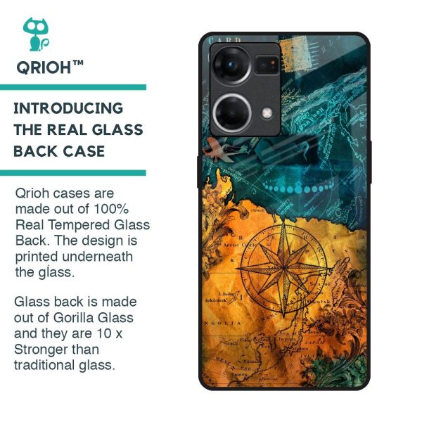 Architecture Map Glass Case for Oppo F21s Pro Online now