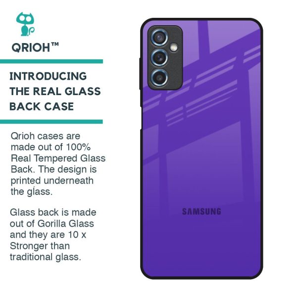 Amethyst Purple Glass Case for Samsung Galaxy M52 5G Online now