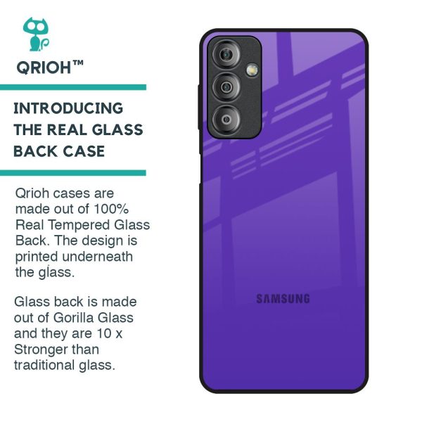 Amethyst Purple Glass Case for Samsung Galaxy F23 5G Cheap