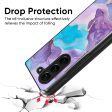 Alcohol ink Marble Glass Case for Samsung Galaxy Z Fold5 5G For Cheap