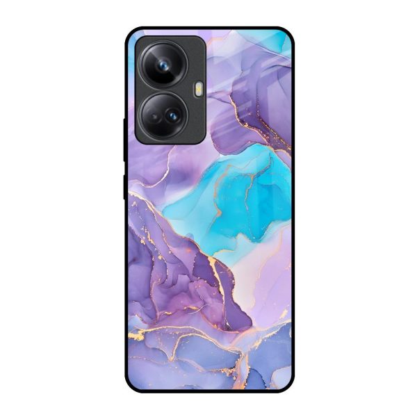 Alcohol ink Marble Glass Case for Realme 10 Pro Plus 5G Supply