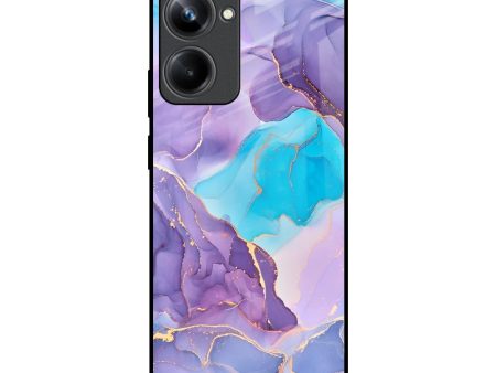 Alcohol ink Marble Glass Case for Realme 10 Pro 5G For Sale