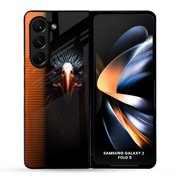 Angry Eagle Glass Case for Samsung Galaxy Z Fold5 5G Discount